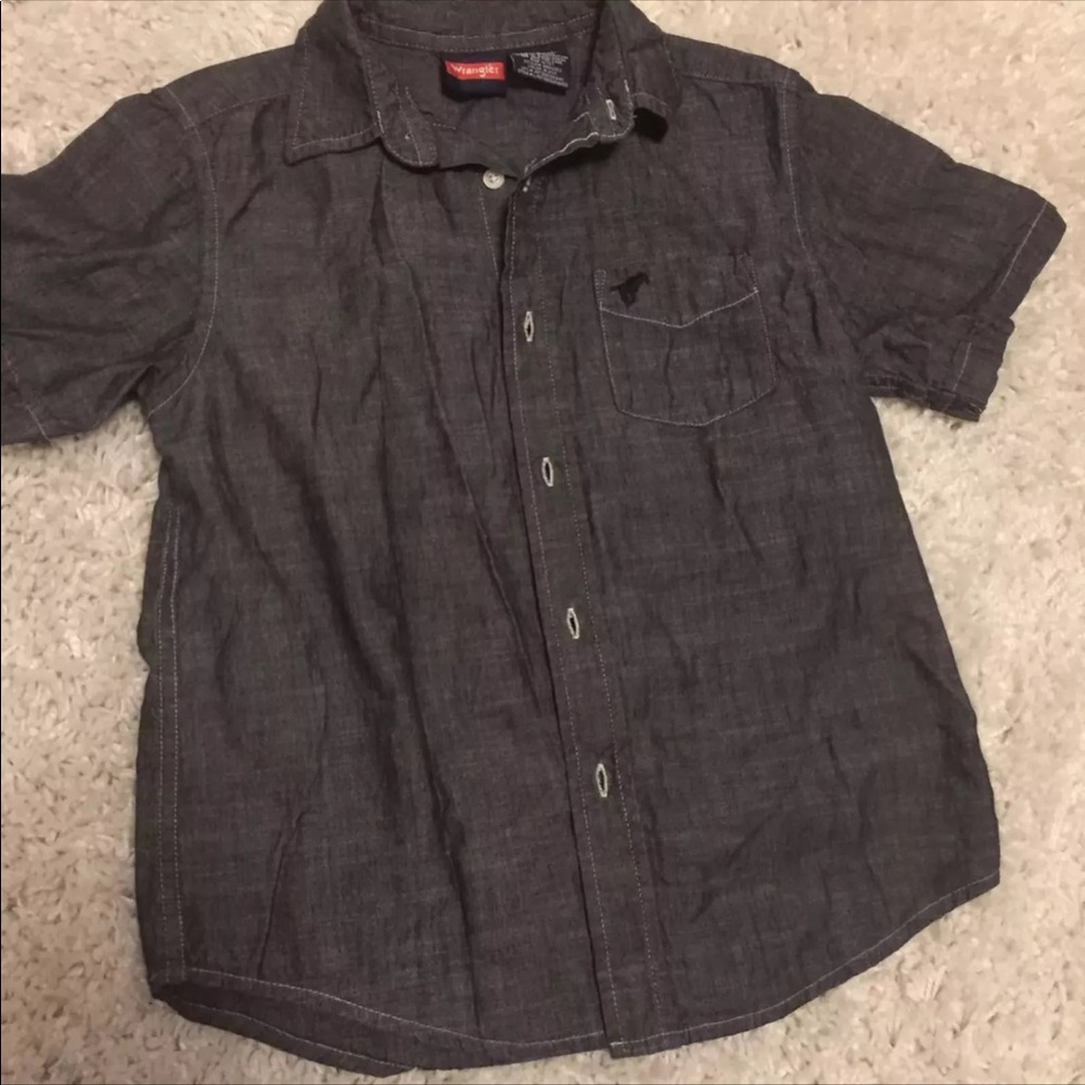 Boys collared button up shirt